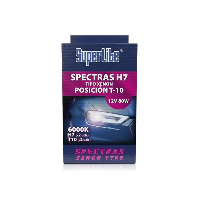 Spectras H7 Blanco 6.000K+21 0 Cs6 BOM12590 3 Spectras H7 Blanco 6.000K+21 0 Cs6 BOM12590 3
