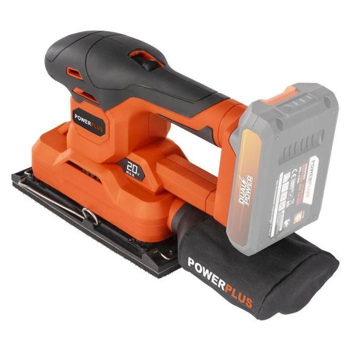 Lijadora orbital inalámbrica 20V 187x90mm - DUAL POWER POWDP50300 - Se entrega sin batería ni cargador 3 Lijadora orbital inalámbrica 20V 187x90mm - DUAL POWER POWDP50300 - Se entrega sin batería ni cargador 3