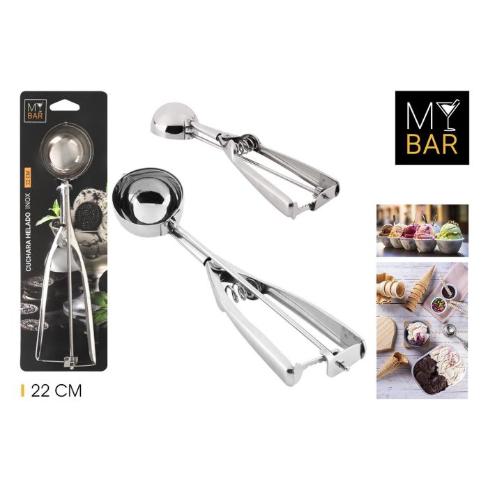 Cuchara para Helado 22 cm Inox - My Bar (12 Unidades) Cuchara para Helado 22 cm Inox - My Bar (12 Unidades)