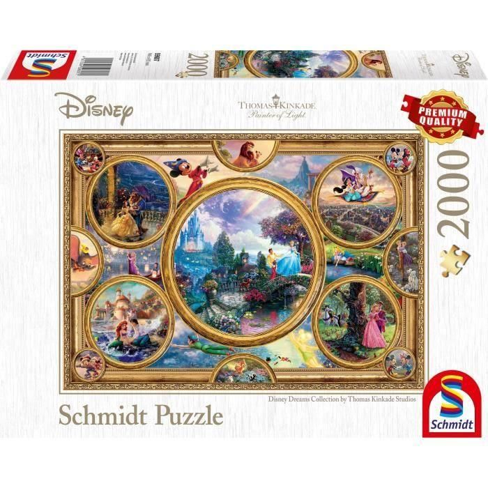 Colección Puzzle Disney Dreams, 2000 piezas