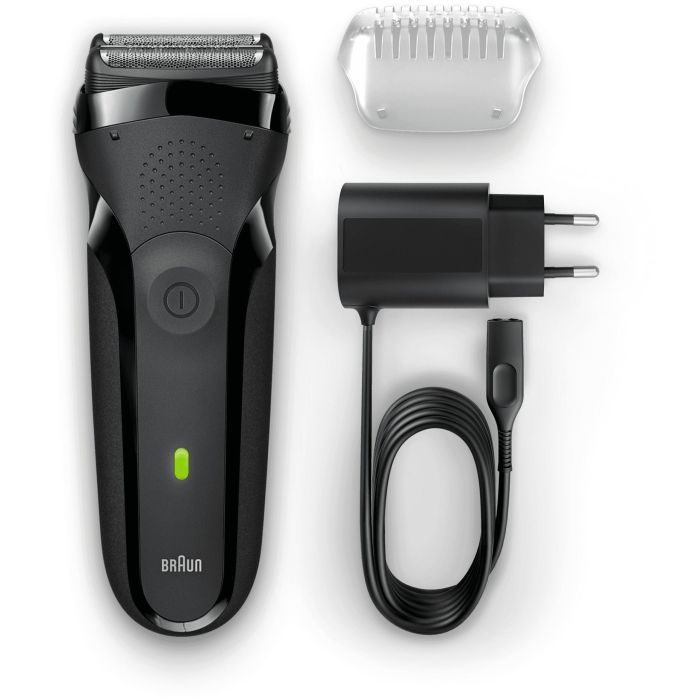 Braun Serie 3 300s Máquina de afeitar de láminas Negro 2 SensoFoil LED Batería recargable 5 Braun Serie 3 300s Máquina de afeitar de láminas Negro 2 SensoFoil LED Batería recargable 5