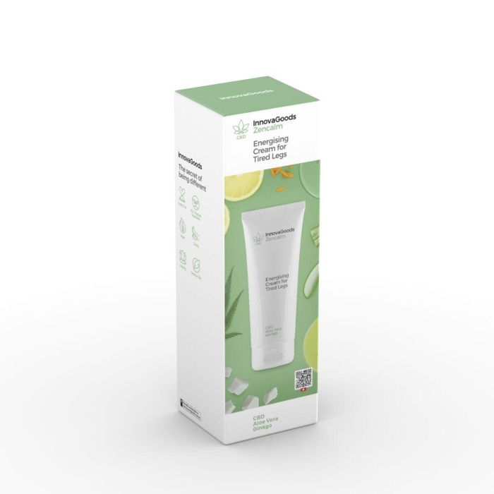 Crema para Piernas Cansadas Energizante CBD Zencalm InnovaGoods 200 ml 1 Crema para Piernas Cansadas Energizante CBD Zencalm InnovaGoods 200 ml 1