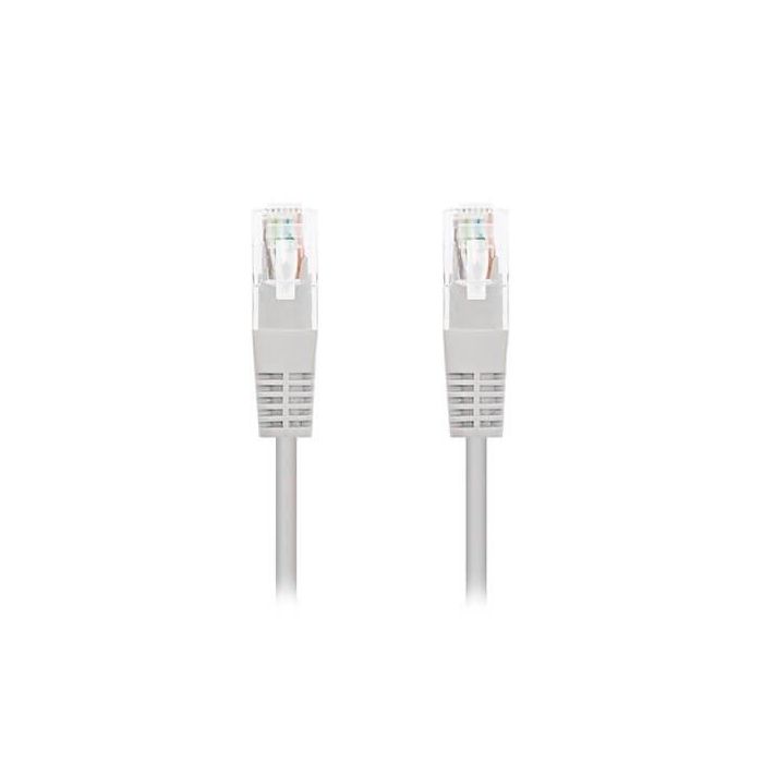 Nanocable 10.20.0110 Cable de Red Ethernet RJ45 UTP Cat.5e para Conexión de Dispositivos - Latiguillo de 10 Metros, Color Gris 0 Nanocable 10.20.0110 Cable de Red Ethernet RJ45 UTP Cat.5e para Conexión de Dispositivos - Latiguillo de 10 Metros, Color Gris 0