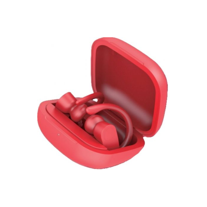 Daewoo Auriculares Deportivos Bluetooth DW2025 con Estuche de Carga, Autonomía hasta 20h, Rojos 1