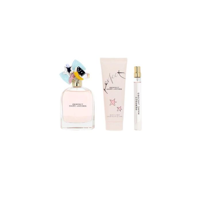 Marc Jacobs Perfect Estuche de Fragancia 3 pz: Eau de Parfum 100 ml + Loción Corporal 50 ml + Eau de Parfum 10 ml