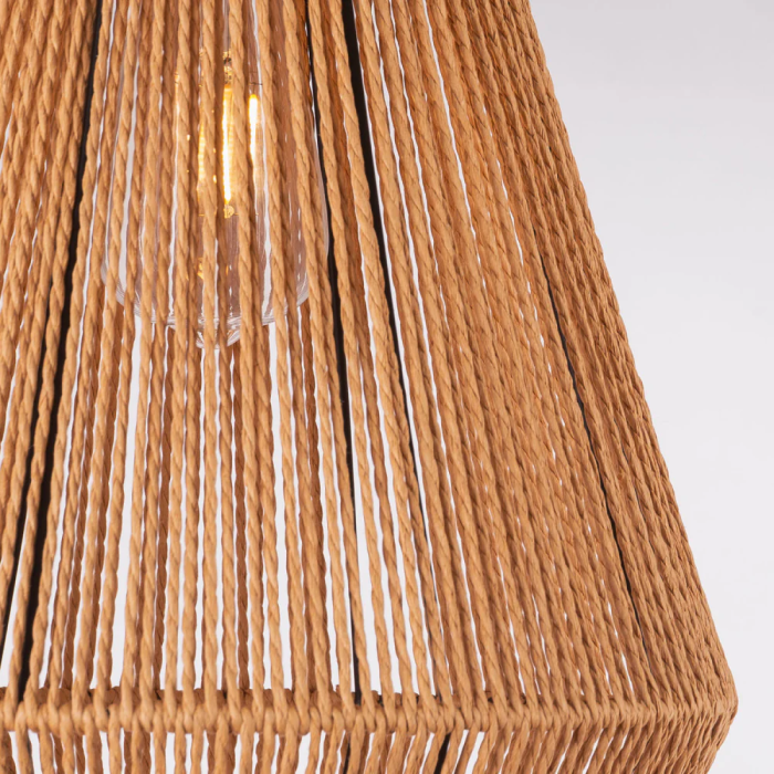 Lámpara Colgante Cuerda Evansville Natural Interior [SKD-P80029]