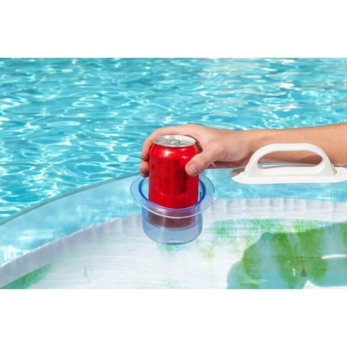 Boya - Bestway - Multicolor - Diámetro 117 cm - Con reposacabezas, asas y portavasos 4 Boya - Bestway - Multicolor - Diámetro 117 cm - Con reposacabezas, asas y portavasos 4