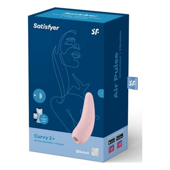 Satisfyer Curvy 2+ estimulador rosado con app y bluetooth 1 Satisfyer Curvy 2+ estimulador rosado con app y bluetooth 1