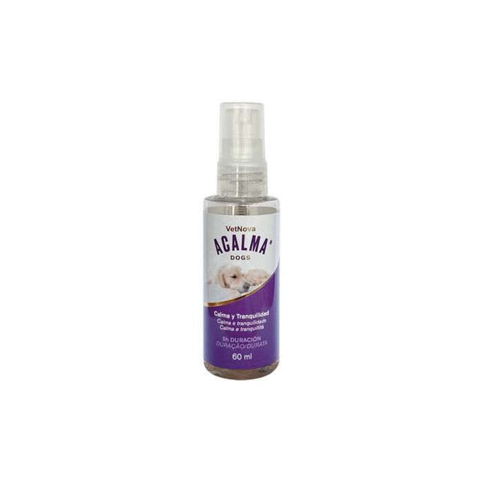 Vetnova Acalma Dog - Feromona de apaciguamiento canina y valeriana para perros, 60 mL