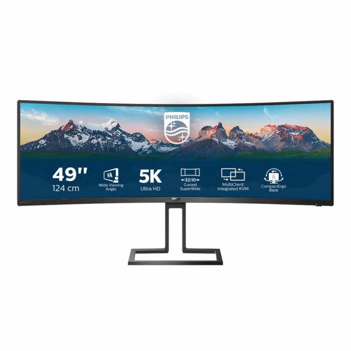 Monitor Philips 498P9/00 49" LCD 49" LED VA LCD Flicker free 50-60 Hz