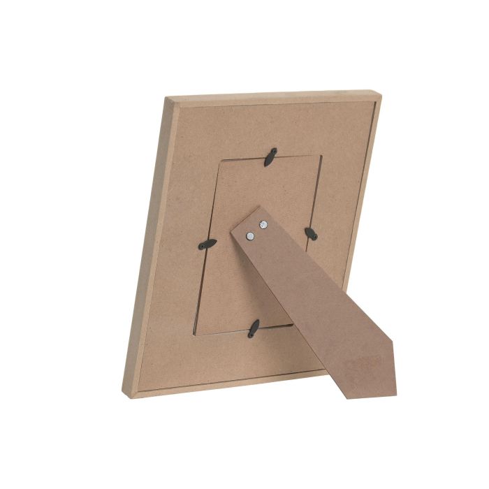 DKD Home Decor Marco Foto Hangzhou design 26b Mediterraneo MDF y Ratan Natural 10x15 cm (4 Unidades)