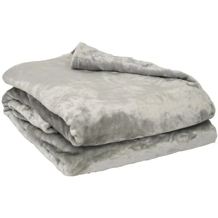 Toison D'Or Manta Microflanelle 180x220 cm Perla Microfibra 100% Poliéster Suave Ligera Regulador Térmico 1