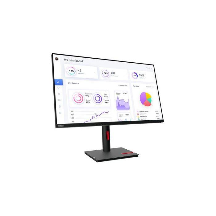 Lenovo ThinkVision T32p-30 Monitor 31.5" 4K UHD IPS (3840x2160) 4ms 60Hz HDMI DP USB-C Pivot Black 2 Lenovo ThinkVision T32p-30 Monitor 31.5" 4K UHD IPS (3840x2160) 4ms 60Hz HDMI DP USB-C Pivot Black 2