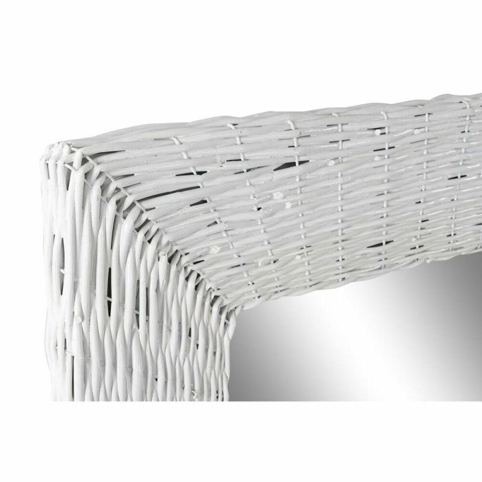 Espejo de pared DKD Home Decor Blanco Cottage Trenzado 87 x 4 x 147 cm 2 Espejo de pared DKD Home Decor Blanco Cottage Trenzado 87 x 4 x 147 cm 2
