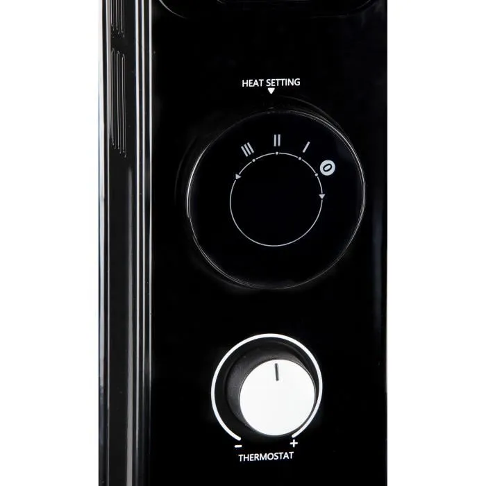 Domo DO7327R Radiador de Aceite 2000W, 42.5 x 28 x 64 cm, Negro 4