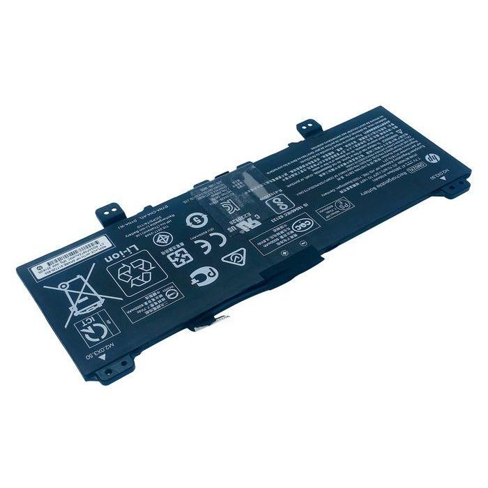 HP Lithium-ion battery, 47.3Wh capacity, 7.7V voltage, 6150mAh, compatible with multiple HP Chromebook models. HP Lithium-ion battery, 47.3Wh capacity, 7.7V voltage, 6150mAh, compatible with multiple HP Chromebook models.