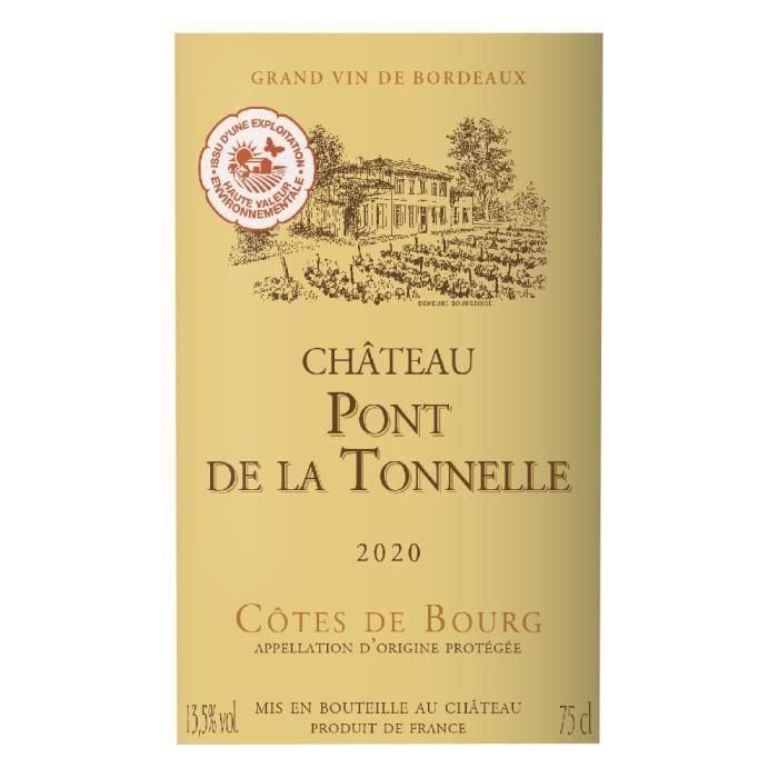 Château Pont de la Tonelle 2019 Côtes de Bourg - Vino tinto de Burdeos 1 Château Pont de la Tonelle 2019 Côtes de Bourg - Vino tinto de Burdeos 1