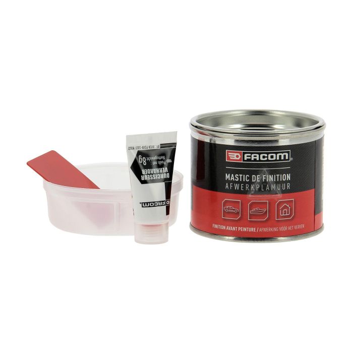 Facom Masilla de Poliéster Acabado Resistente a Vibraciones Color Gris Claro Modificable por Tinte 250 g