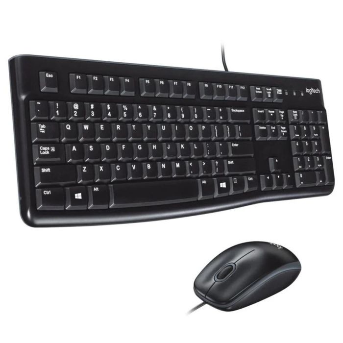 LOGITECH TECLADO + RATON MK120 optico usb 2.0 negro