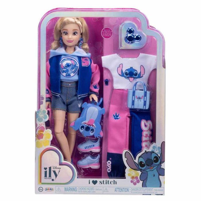 Muñeca Fashion Doll Universitaria Stitch Disney ily 4Ever 25cm 1