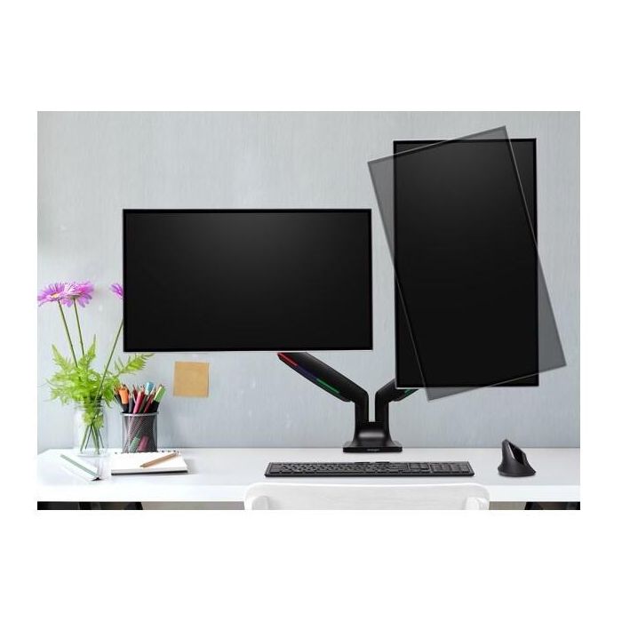 Kensington Brazo Doble de Monitor SmartFit Ajustable con un Toque para Escritorio, Abrazadera, 13"-34", Negro 5 Kensington Brazo Doble de Monitor SmartFit Ajustable con un Toque para Escritorio, Abrazadera, 13"-34", Negro 5