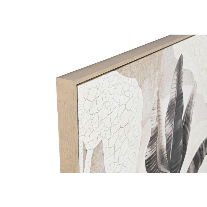 Cuadro Tropical DKD Home Decor Beige Blanco 4.5 x 143 x 103 cm (2 Unidades) 1 Cuadro Tropical DKD Home Decor Beige Blanco 4.5 x 143 x 103 cm (2 Unidades) 1