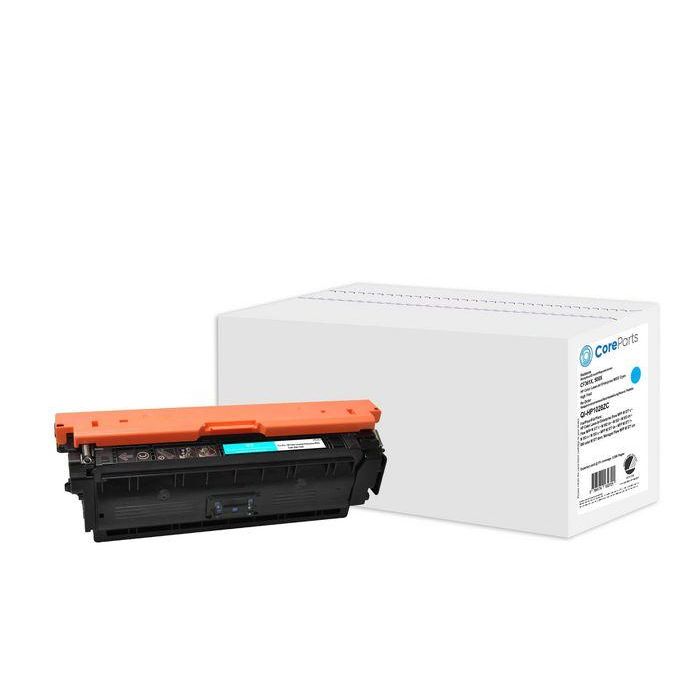 CoreParts Toner CF361X Cyan, 9500 páginas, para HP Color LaserJet Enterprise M553, compatible con 508X 0 CoreParts Toner CF361X Cyan, 9500 páginas, para HP Color LaserJet Enterprise M553, compatible con 508X 0