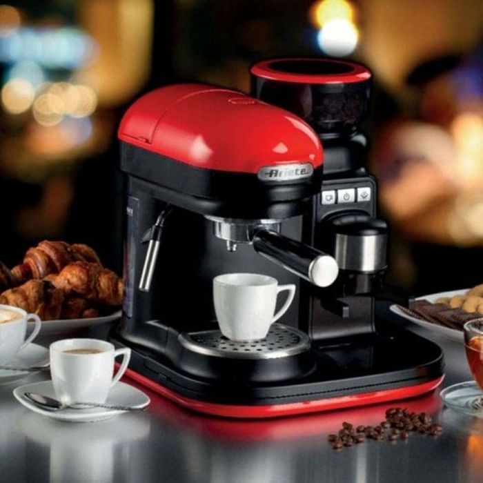 Cafetera Express de Brazo Ariete 1318 15 bar 1080 W Rojo 1