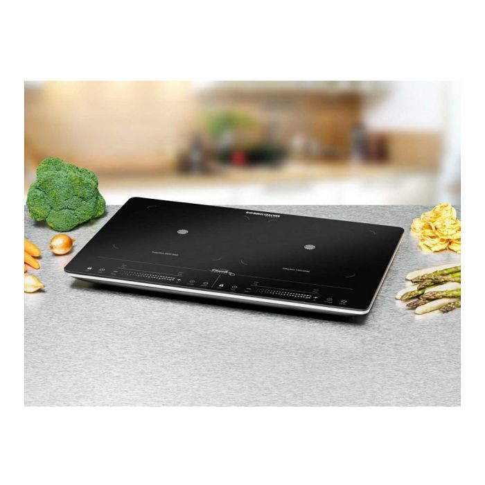 Rommelsbacher CT 3420/IN - Placa de inducción 2 zonas, 56 cm, Negro, Encimera, 2000W, Control táctil, Temporizador, Bloqueo niños 2 Rommelsbacher CT 3420/IN - Placa de inducción 2 zonas, 56 cm, Negro, Encimera, 2000W, Control táctil, Temporizador, Bloqueo niños 2