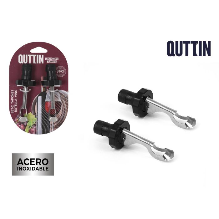 # -144- Set 2 Tapones Botella Vino Quttin (24 Cajas) 0 # -144- Set 2 Tapones Botella Vino Quttin (24 Cajas) 0