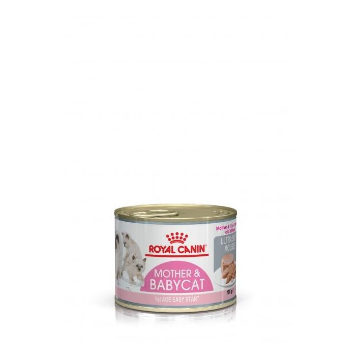 Royal Canin Feline Mother & Babycat - 12 Latas de 195 gr para Gatas Embarazadas y Gatitos Royal Canin Feline Mother & Babycat - 12 Latas de 195 gr para Gatas Embarazadas y Gatitos