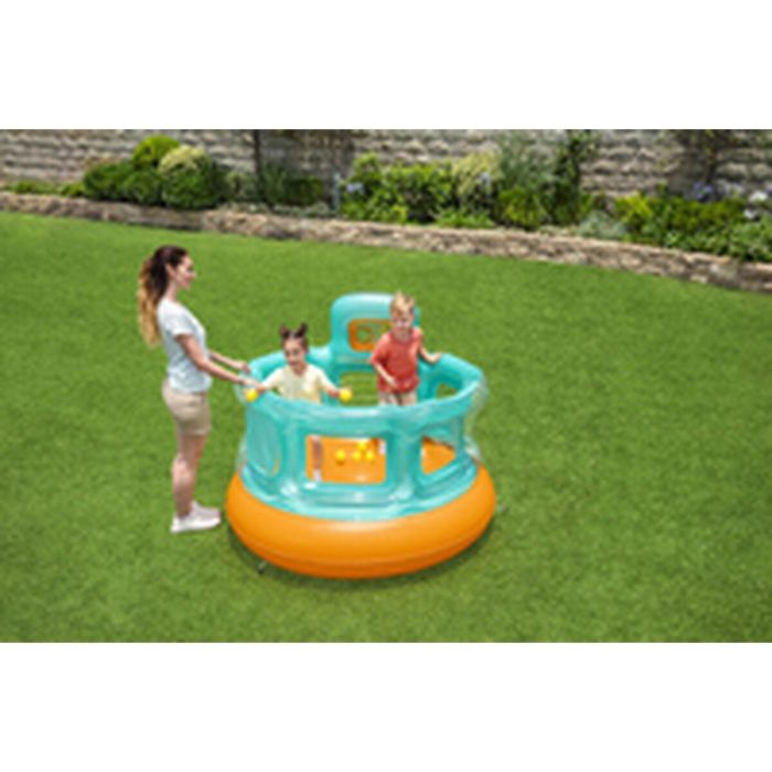 Bestway Saltador Hinchable Juegos con Bolas 152x152x117 cm +3 Años Interior y Jardin 52344 14