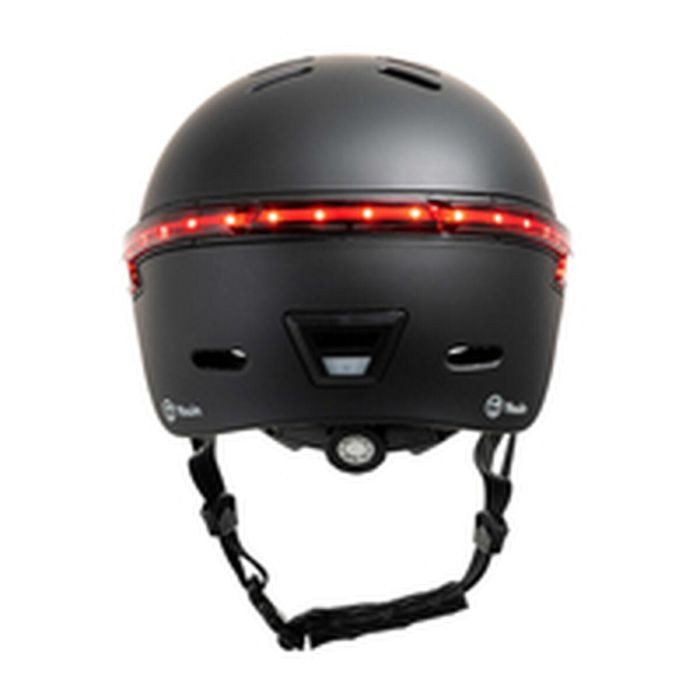 Youin Casco Inteligente Homologado para Patinete y Bicicleta, LED Intermitente, Mando a Distancia Bluetooth, Talla 58-61 cm, Negro 3 Youin Casco Inteligente Homologado para Patinete y Bicicleta, LED Intermitente, Mando a Distancia Bluetooth, Talla 58-61 cm, Negro 3