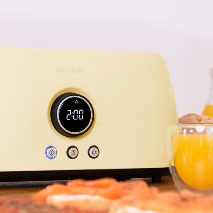 Tostadora Cecotec ClassicToast 15000 Yellow Extra Double Amarillo 1500 W 1250 W 4