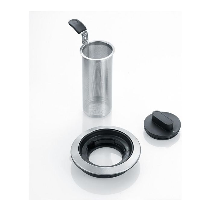 Severin WK 3479 - Hervidor de Agua y Té de Vidrio, 1.7 L, 3000 W, 13 Temperaturas, Acero Inoxidable, Apagado Automático, Negro 2