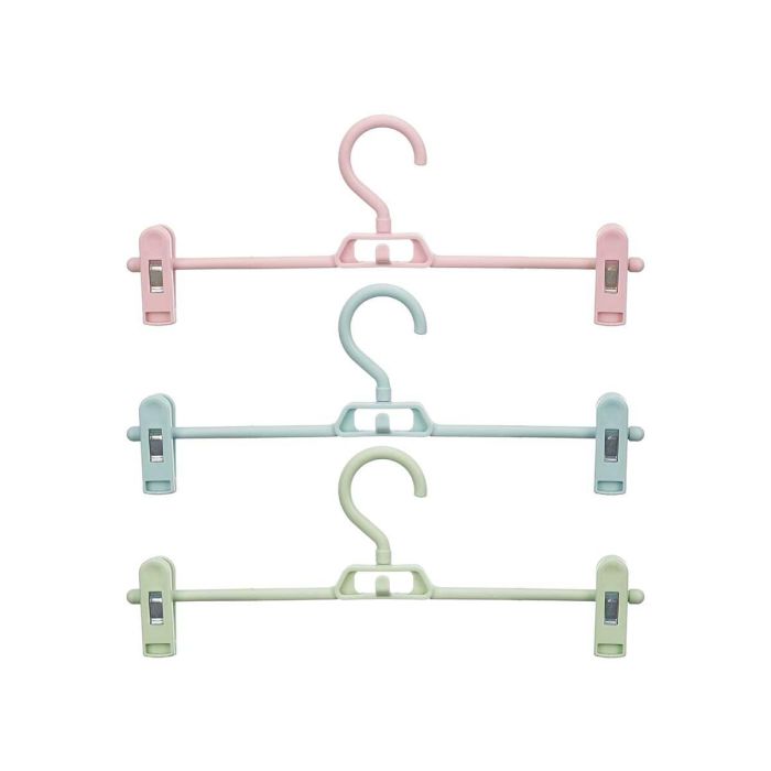 Set 4 Perchas Pinzas 3 Colores Surt Claras Kipit 34X5CM (24 Unidades) 1 Set 4 Perchas Pinzas 3 Colores Surt Claras Kipit 34X5CM (24 Unidades) 1