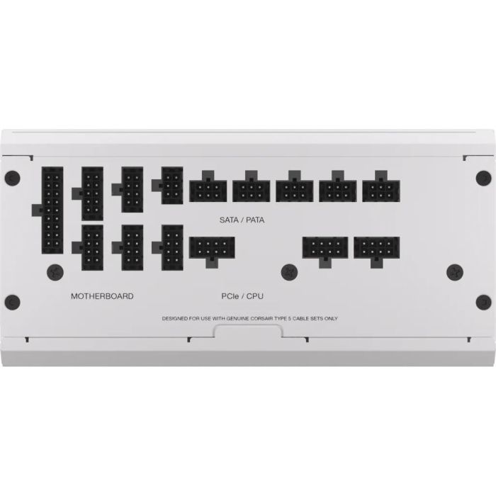 Corsair RM1000x SHIFT CP-9020275-EU Fuente Alimentación 1000W 80+ Gold Full Modular ATX 3.0 Blanca para PC 4