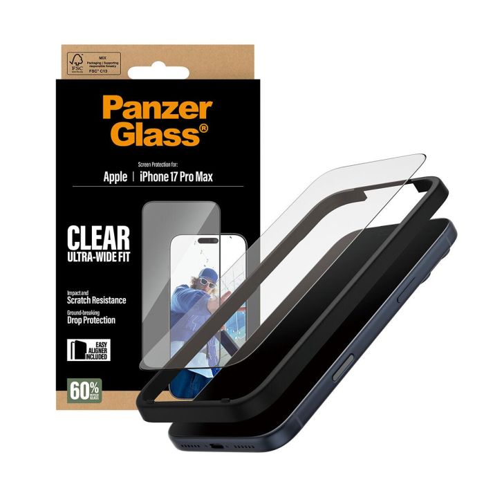 Protector de Pantalla Panzer Glass PG66497 Apple iPhone 17 Pro Max 1 Protector de Pantalla Panzer Glass PG66497 Apple iPhone 17 Pro Max 1