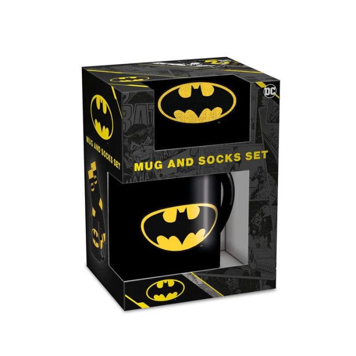 Set Taza y Calcetines Logo Batman DC Comics 0 Set Taza y Calcetines Logo Batman DC Comics 0