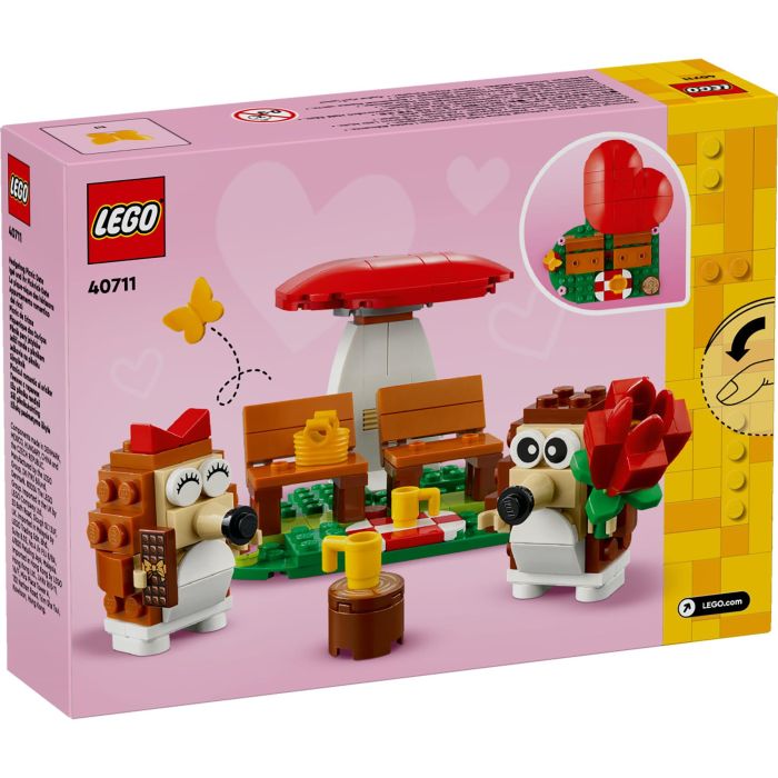 LEGO 40711 Set de Construcción Pícnic de Erizos con 2 Figuras de Animales y Accesorios para Niños +8 Años 12