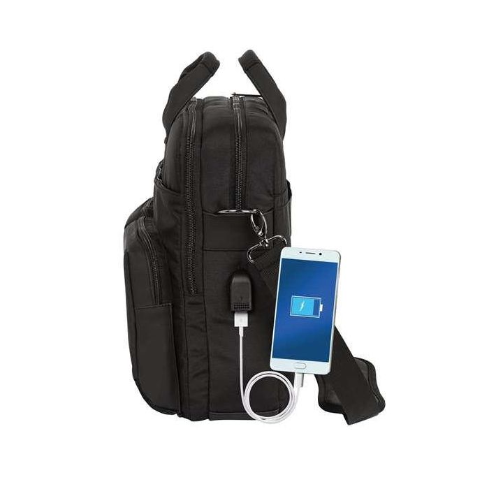Cartera Escolar Safta Business Black-Blue-Grey Maletin Portatil 15,6-'+Tab 10,6-'+Usb 410x90x330 mm 3 Cartera Escolar Safta Business Black-Blue-Grey Maletin Portatil 15,6-'+Tab 10,6-'+Usb 410x90x330 mm 3