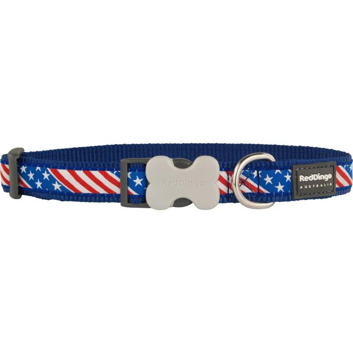 Collar Rd Style Us Flag 15 mm X 24-36 cm 2 Collar Rd Style Us Flag 15 mm X 24-36 cm 2