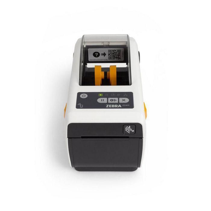 Zebra Bundle, ZD4AH22-D0EE00CA, Custom Printer ZD411, HC; 203dpi,USB,Eth.,BTLE5,EU/UK Cords, Swiss Font, EZPL 1