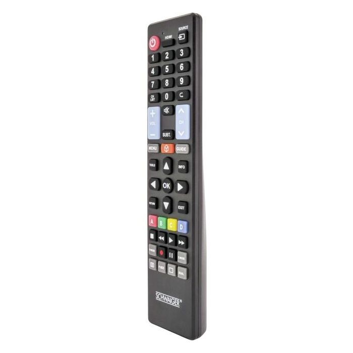 Schwaiger Fernbedienung 5 in 1 vorprogrammiert Schwarz 1 Schwaiger Fernbedienung 5 in 1 vorprogrammiert Schwarz 1