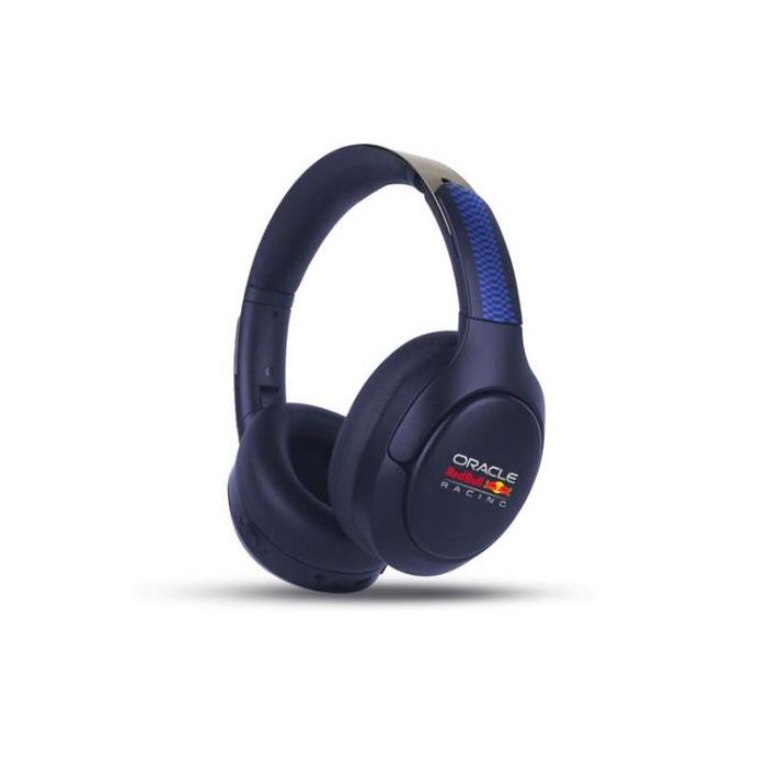 Red Bull Racing Auriculares Drift Inalámbricos Bluetooth ANC con Micrófono Azul - Cascos Over-Ear 500mAh