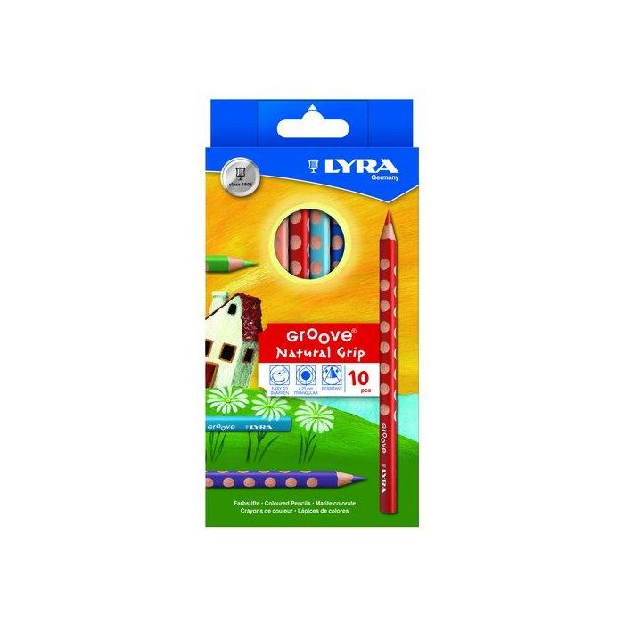 Lapices De Colores Lyra Groove Estuche De 10 5 unidades