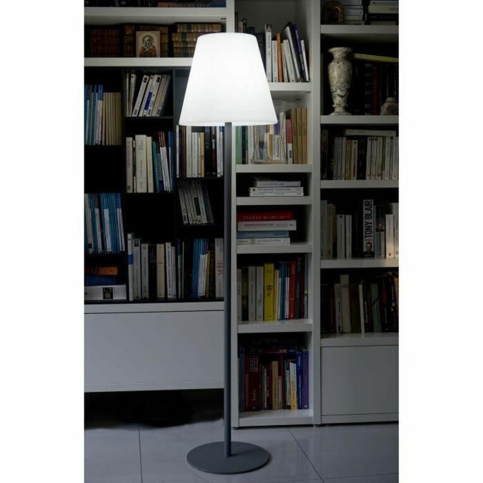 Lumisky Lámpara de pie luminosa de acero y polietileno con control remoto, 150cm de altura, luz blanco frío y alimentación eléctrica. 3