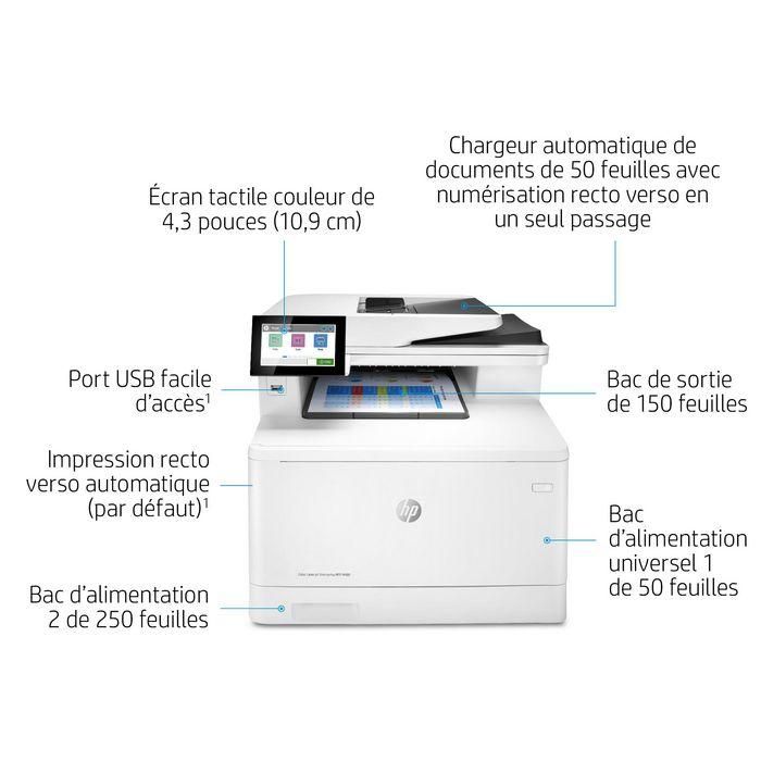 HP Color LaserJet Enterprise MFP M480f - Impresora Multifunción a Color