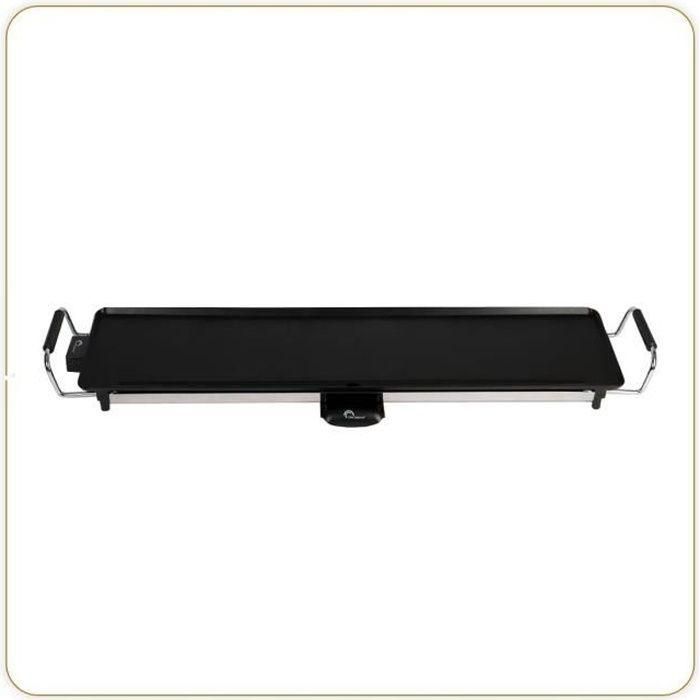 LITTLE BALANCE 8239 Happy Plancha 90, Plancha eléctrica 8-10 personas, Plato XXL antiadherente, Toda la comida, 2000W, Negro / Acero inoxidable LITTLE BALANCE 8239 Happy Plancha 90, Plancha eléctrica 8-10 personas, Plato XXL antiadherente, Toda la comida, 2000W, Negro / Acero inoxidable