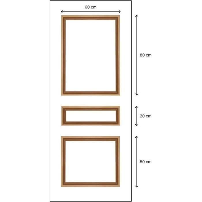 Kit de molduras para puertas - NORDLINGER PRO - FSC 100% - Adecuado para puertas de 73 y 83 cm 1